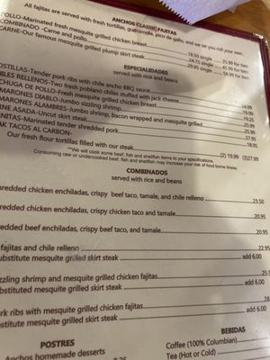 Menu photo 8 Anchos Southwest Grill & Bar Riverside, CA