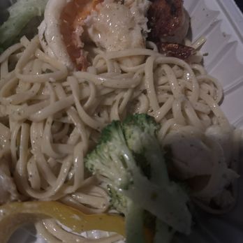 Magellan's - This pasta was $70 I got three very tiny shrimp and lobster it was so bland!!!  No flavor the owner is so rude never coming here again - New American Near Me - Tracy, California