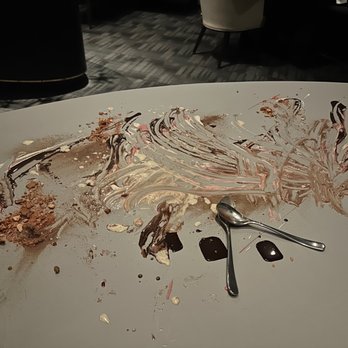 Alinea - All that was left of the "Banana Split" dessert - New American Near Me - Chicago, Illinois