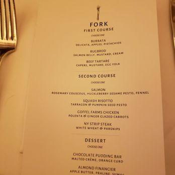 Fork - Our private menu for the evening - New American Near Me - Philadelphia, Pennsylvania Fork - Our private menu for the evening - New American Near Me - Philadelphia, Pennsylvania