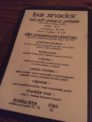 Menu photo 3 Skylark Bar Brooklyn, NY Menu photo 3 Skylark Bar Brooklyn, NY
