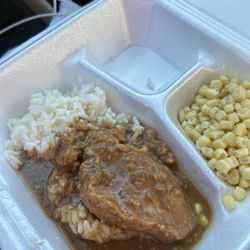Joyce & Family Restaurant and Catering - PORK CHOPS & GRAVY  @ $6.99 a pound  $8.06 Not a bad price though.