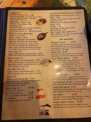 Menu photo 5 La Casa de Juana Phoenix, AZ