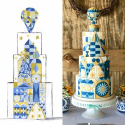Cakin' It Up - Mary Blair wedding cake