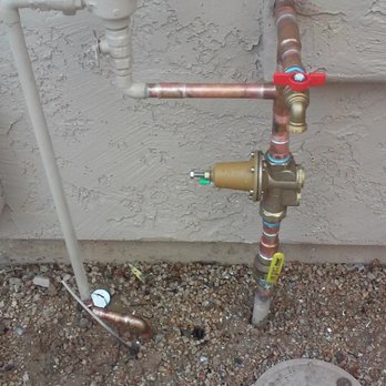 Bumble Bee Home Services - 3 New hardware installed. Works great. The gate valve is gone and replaced with a ball valve. The pressure regulator is a beefy one. - Plumbing Near Me - Glendale, Arizona