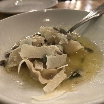 Starbelly - Underneath the shavings of cheese, a trio of Butternut Squash Dumplings - New American Near Me - San Francisco, California