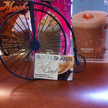 Boneshaker Coffee - Great little locally owned company. Friendly - Coffee & Tea Near Me - Bismarck, North Dakota Boneshaker Coffee - Great little locally owned company. Friendly - Coffee & Tea Near Me - Bismarck, North Dakota