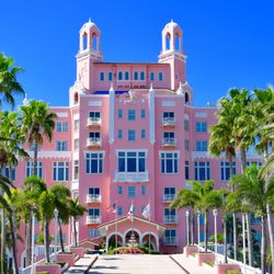 Forever Young Bike Tours - A stop at the historic Don CeSar Resort
