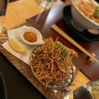Mensho - Fried Enoki! So delicious! - Noodles Near Me - Houston, Texas