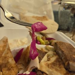 Kabab Falafel Addiction - Magenta pickle of unidentified veg