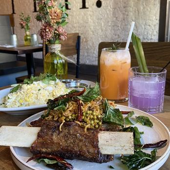 Glin Thai Bistro - Short Ribs Kee Mao, Crab Fried Rice, Thai Iced Tea, Bangkok Sour - Thai Near Me - Brooklyn, New York
