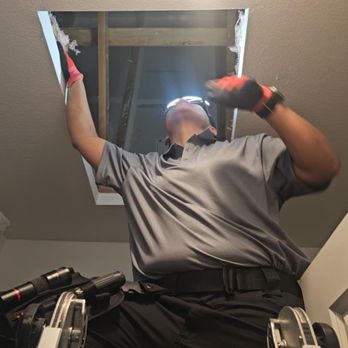 Olivas Nichols Inspections - Getting ready to go in an attic - Home Inspectors Near Me Olivas Nichols Inspections - Getting ready to go in an attic - Home Inspectors Near Me
