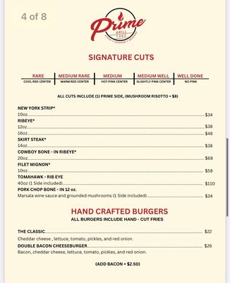 Menu photo 4 Prime Grill 1302 San Juan, PR