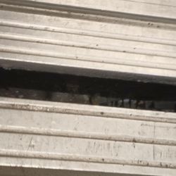 MossRehab Elkins Park - This is a pic of the elevator pit it is filled with hundreds of pieces of trash and filth
