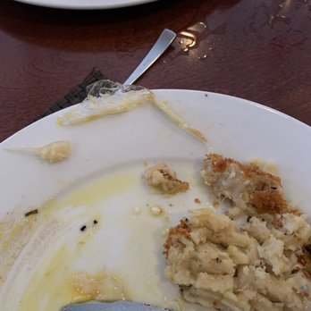 MEAL - Plastic from the Crispy Potato Cake - New American Near Me - Nutley, New Jersey