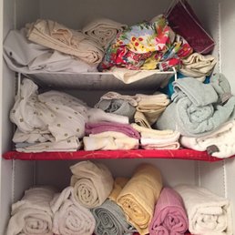 The bathroom closet before The bathroom closet before