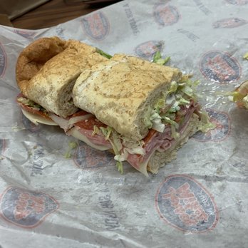 Jersey Mike's Subs - ##13 The Original Italian I added Mayo and banana peppers. So delicious - Fast Food Near Me - Edgewater, New Jersey Jersey Mike's Subs - ##13 The Original Italian I added Mayo and banana peppers. So delicious - Fast Food Near Me - Edgewater, New Jersey