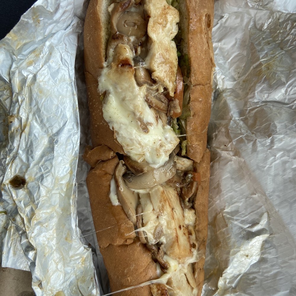 Miller's Hoagies - Grilled chicken with peppers mushrooms and onions - Sandwiches Near Me - Milesburg, Pennsylvania Miller's Hoagies - Grilled chicken with peppers mushrooms and onions - Sandwiches Near Me - Milesburg, Pennsylvania