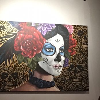 Ambriza - Beautiful painting (Dia de Muertos) - Mexican Near Me - Houston, Texas