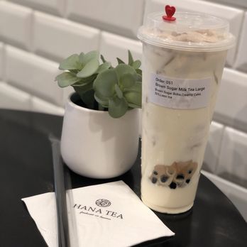 Hana Tea - Brown sugar milk tea with brown sugar boba and creamy cake! - Bubble Tea Near Me - Honolulu, Hawaii Hana Tea - Brown sugar milk tea with brown sugar boba and creamy cake! - Bubble Tea Near Me - Honolulu, Hawaii