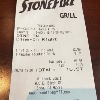 Stonefire Grill - Brea - Not a friendly cashier - Barbeque Near Me - Brea, California Stonefire Grill - Brea - Not a friendly cashier - Barbeque Near Me - Brea, California