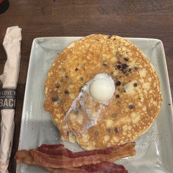 First Watch - Kids chocolate chip pancake and bacon - Breakfast & Brunch Near Me - Sarasota, Florida