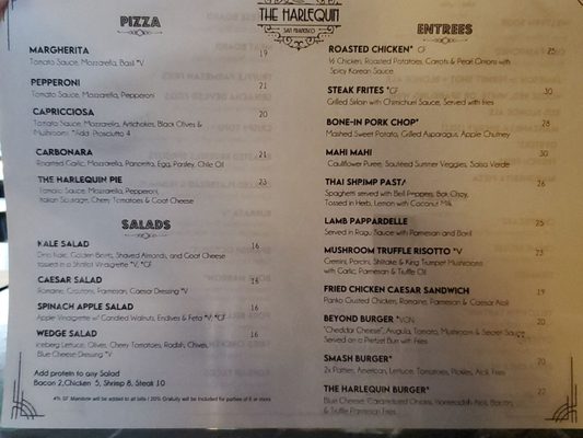 Menu photo 5 The Harlequin San Francisco, CA Menu photo 5 The Harlequin San Francisco, CA