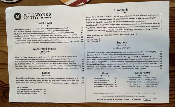 Menu photo 2 The Millworks Harrisburg, PA Menu photo 2 The Millworks Harrisburg, PA