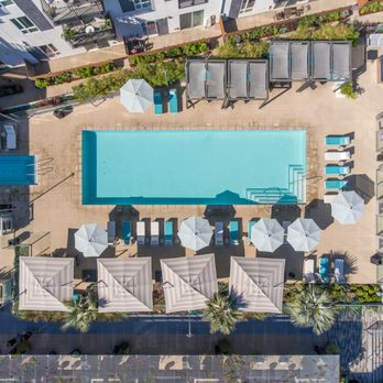 Aliso Apartments - Birdseye Swimming Pool - Apartments Near Me - Los Angeles, California