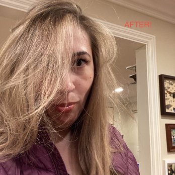 Evolve Salon - The after shot: I'm amazed at my new hair and therefore make a super flattering face. - Hair Salons Near Me - Los Gatos, California Evolve Salon - The after shot: I'm amazed at my new hair and therefore make a super flattering face. - Hair Salons Near Me - Los Gatos, California