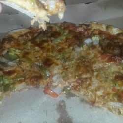 Joe's Pizza - Sausage w/ peppers, onion and garlic.
