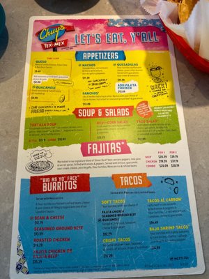 Menu photo 8 Chuy's Pembroke Pines, FL