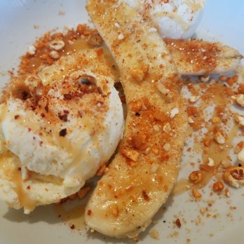 Ghost Ranch - Fried Banana dessert. Banana could've been grilled longer for more caramelization, but we enjoyed it. - Cocktail Bars Near Me - Tempe, Arizona