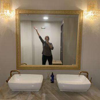 Cori's Modern Kitchen & Bar - Doesn't hurt the bathroom was solid gold too! - New American Near Me - Washington, DC, District of Columbia