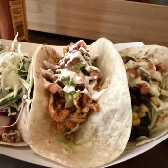 The Five Lamps - Tacos Chipotle Chicken Tacos Pulled Pork Veggie - Bars Near Me - New York, New York The Five Lamps - Tacos Chipotle Chicken Tacos Pulled Pork Veggie - Bars Near Me - New York, New York