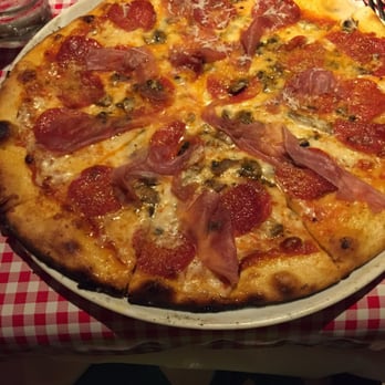 Arancino - Mushroom, pepperoni and prosciutto pizza. Mmmmmmmm - Italian Near Me - Honolulu, Hawaii