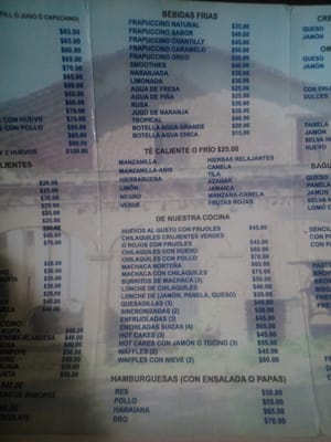 Menu photo 1 La Estancia Guadalajara, JAL Menu photo 1 La Estancia Guadalajara, JAL