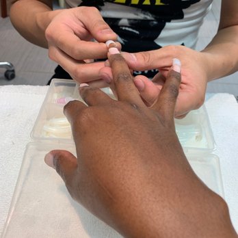 K Nails - Fresh full set done by the infamous "Tommy" this was before the disappointment. - Nail Salons Near Me - Smyrna, Georgia K Nails - Fresh full set done by the infamous "Tommy" this was before the disappointment. - Nail Salons Near Me - Smyrna, Georgia