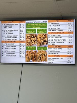 Menu photo 7 Fountain View Fish Market Houston, TX Menu photo 7 Fountain View Fish Market Houston, TX