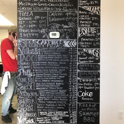Scarpino's - Menu on the board