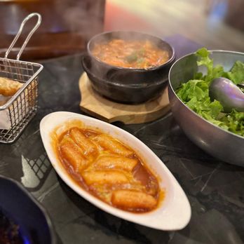 Korea House - various dishes of food on a table - Korean Near Me - Houston, Texas Korea House - various dishes of food on a table - Korean Near Me - Houston, Texas