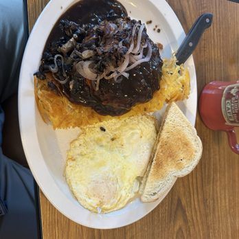 Little Brown Hen Cafe - Chopped elk steak breakfast. - Breakfast & Brunch Near Me - Florence, Oregon Little Brown Hen Cafe - Chopped elk steak breakfast. - Breakfast & Brunch Near Me - Florence, Oregon