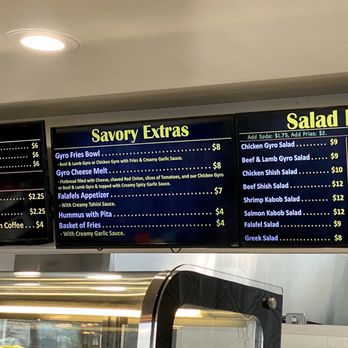 Kabob Cafe - Menu as of Feb. 2020 - Mediterranean Near Me - Foothill Ranch, California