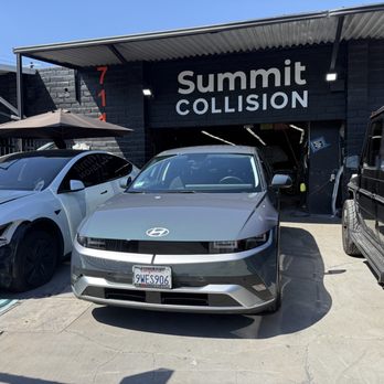 Summit Collision Center - Ioniq 5 ready to go home from rear end collision - Body Shops Near Me - Los Angeles, California Summit Collision Center - Ioniq 5 ready to go home from rear end collision - Body Shops Near Me - Los Angeles, California
