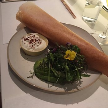 abcV - Dosa - slightly sour and crisp on one side, delicious - Vegetarian Near Me - New York, New York