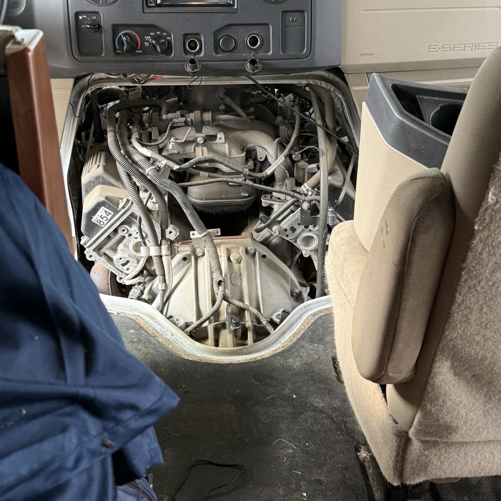 Quality RV Solutions - My RV's engine where the tech could get at the spark plugs - RV Repair Near Me - Alvarado, Texas Quality RV Solutions - My RV's engine where the tech could get at the spark plugs - RV Repair Near Me - Alvarado, Texas