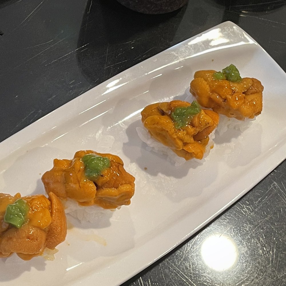 Bashamichi Sushi and Bar - Uni nigiri - Japanese Near Me - Millbrae, California Bashamichi Sushi and Bar - Uni nigiri - Japanese Near Me - Millbrae, California