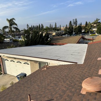 RoofTek & Waterproofing Systems - Garage with Torch - Roofing Near Me - Orange, California