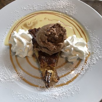 Brussels Bistro - Sugar tart with espresso ice cream. To die for. Caramelized sugary, crunchy top layer and puffy crisp crust that wasn't overly sweet. - Belgian Near Me - San Clemente, California