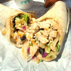CARIBBEAN JERK CHICKEN wrap